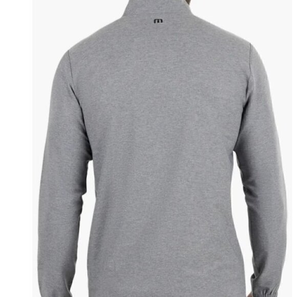 Travis Mathew Low Roller Pullover Heather Black Men's NWT - Picture 2 of 10